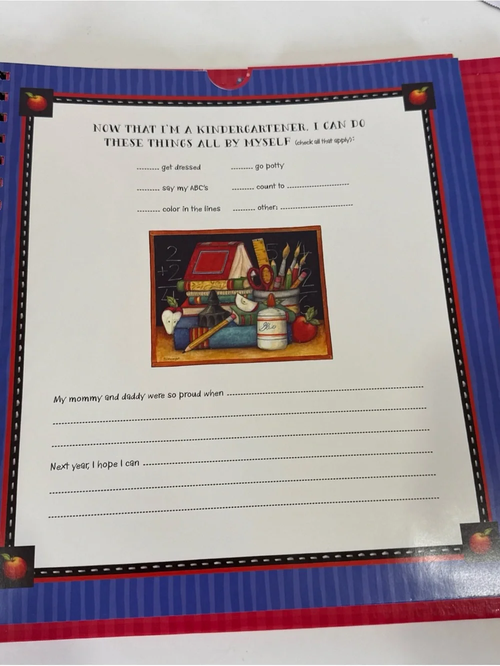 School Years Memory Keeper Preschool-12th by SUSAN WINGET Photo Album Scrapbook